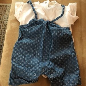 Mapero Baby girl Jean Jumpsuit 3m